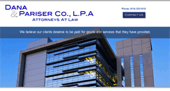 Desktop Screenshot of dplawyers.com